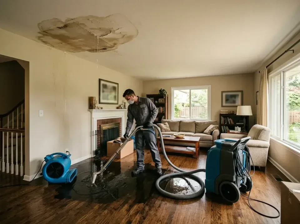 attic-pipe-burst-ceiling-drip-008 — frequently asked questions, Water Damage Restoration & Carpet Care in Maine, WI